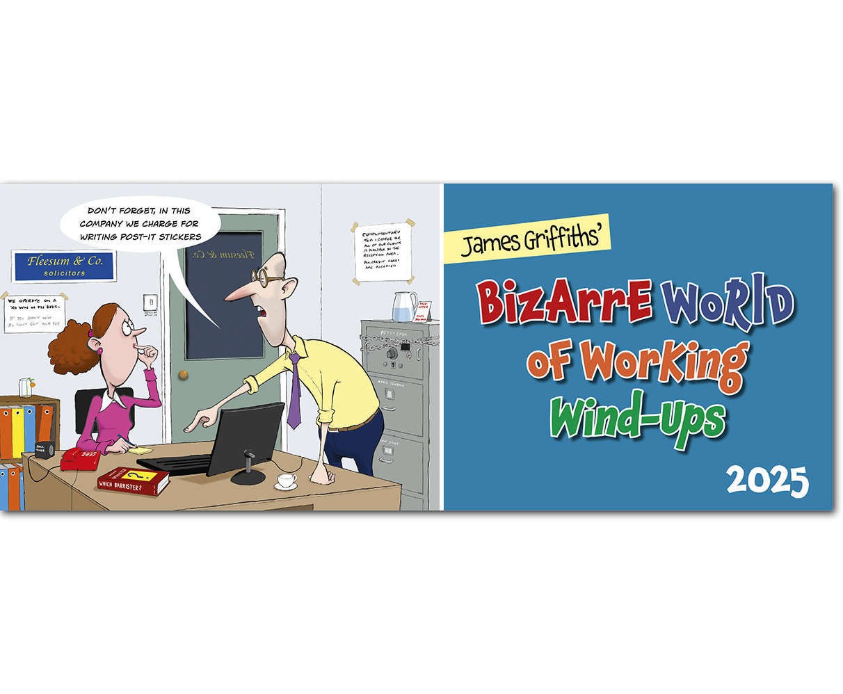 Bizarre World of Working Wind Ups Desk Calendar