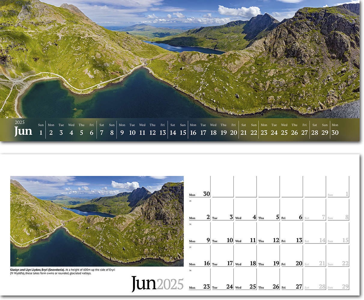 Wild Britain Note Station Desk Calendar 