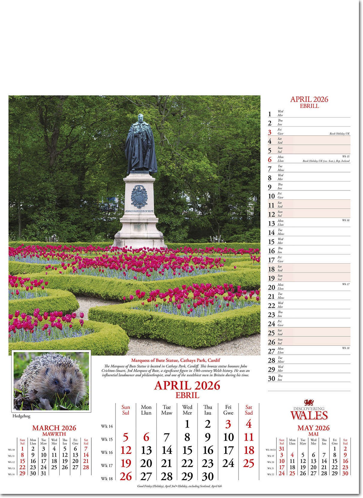 Discovering Wales Calendar