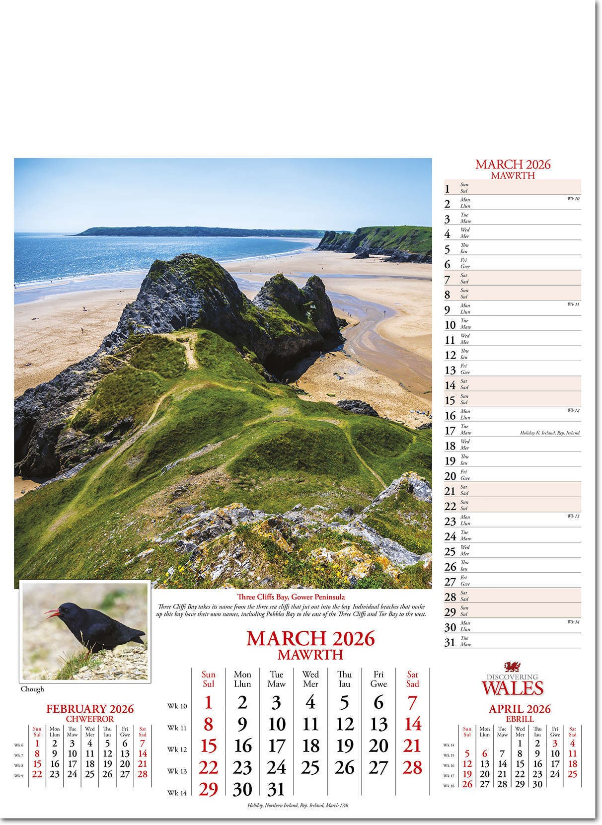 Discovering Wales Calendar