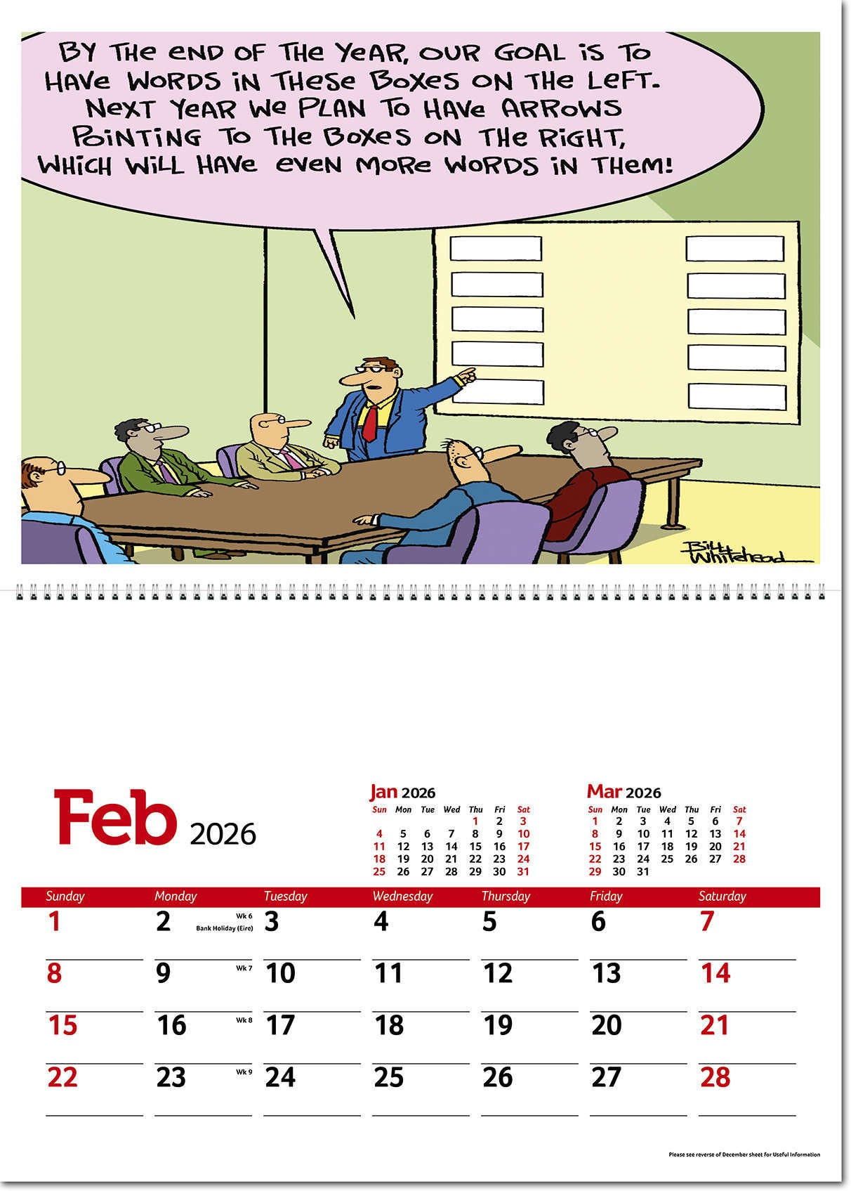 Working Wind-Ups Postage Saver Calendar