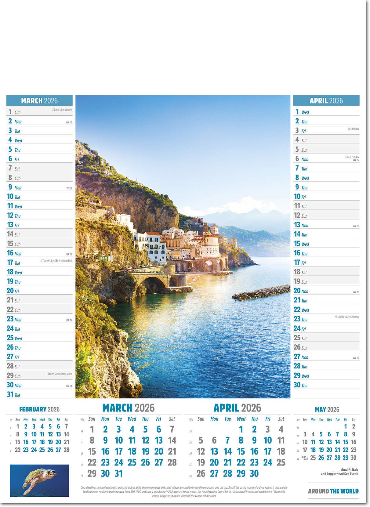 Around the World Calendar