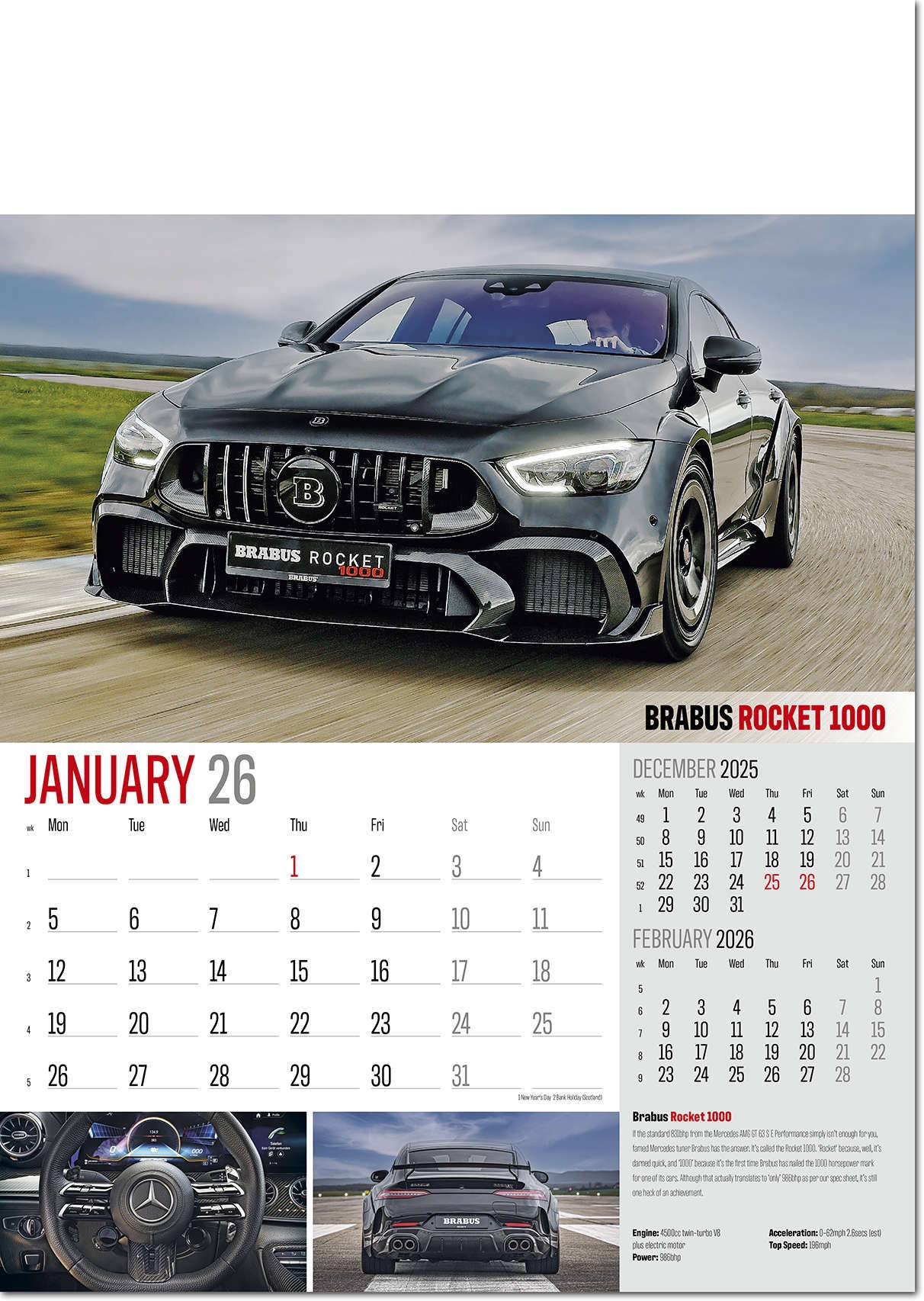 Marques of Distinction Wall Calendar