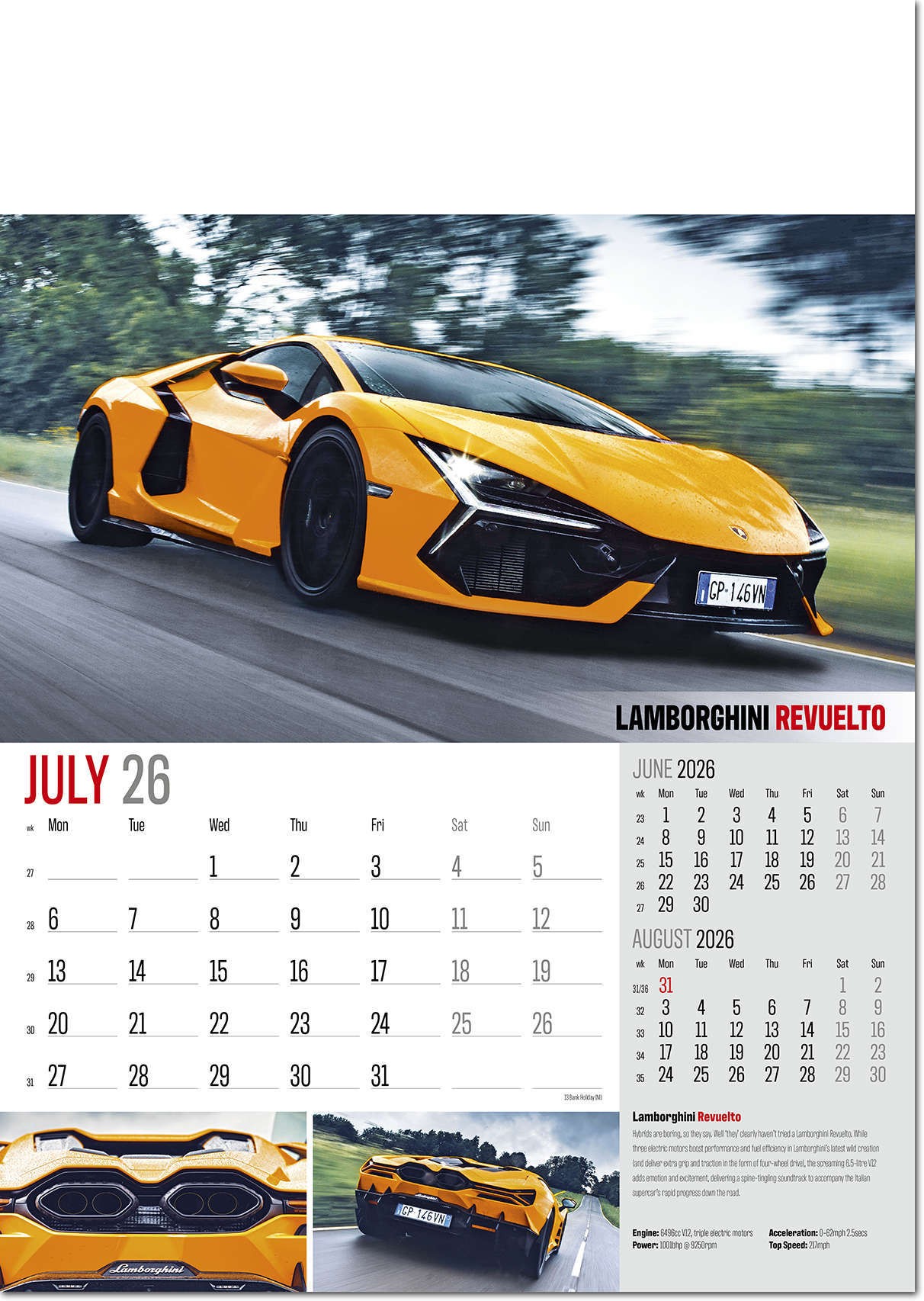 Marques of Distinction Wall Calendar