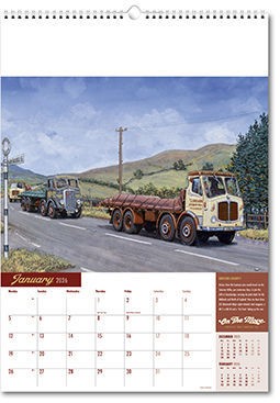 On the Move Wall Calendar