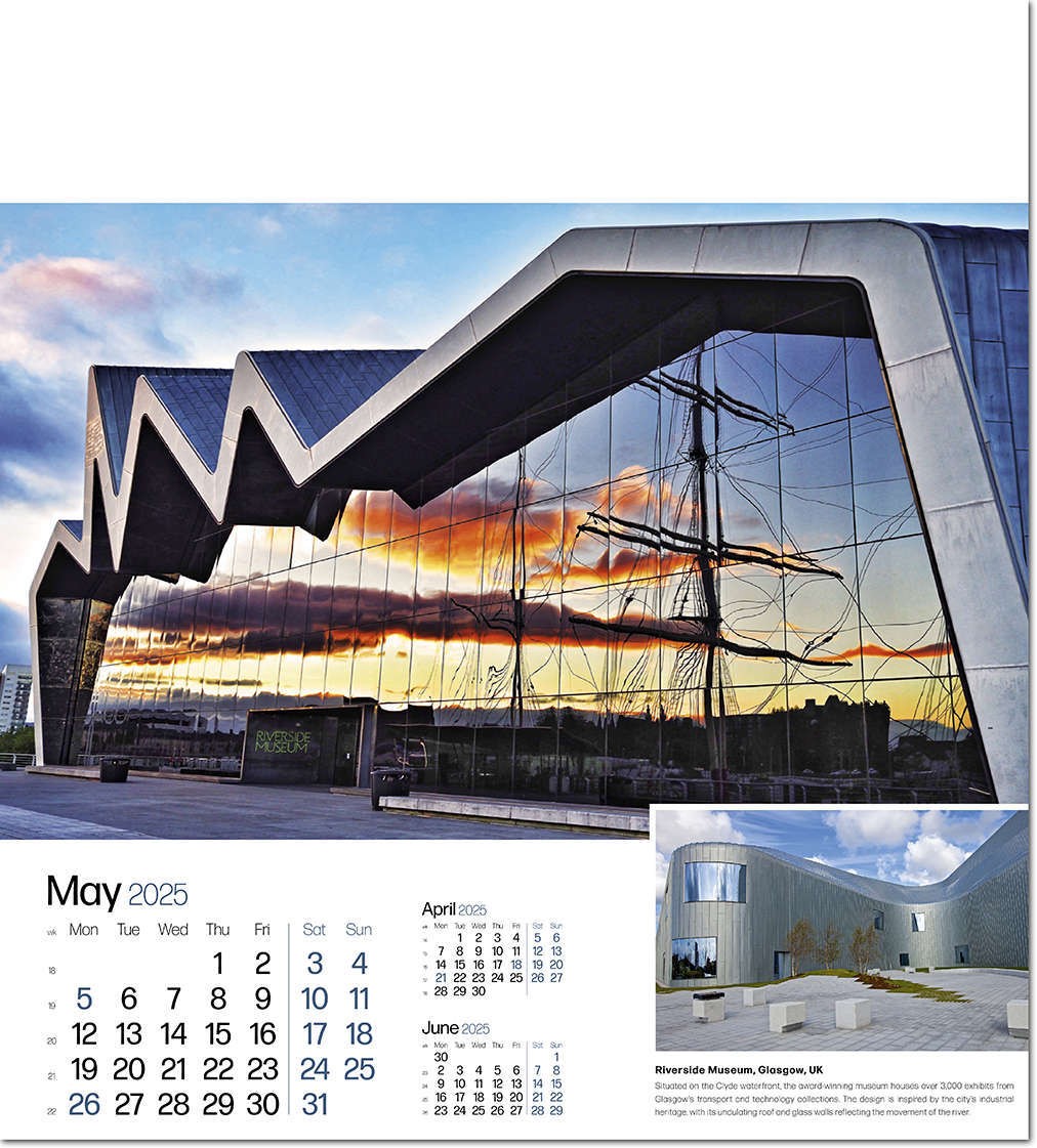 Iconic Structures Wall Calendar